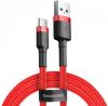 Bezvadu ierīces un gadžeti Baseus CABLE USB TO USB-C 2M / RED CATKLF-C09 sarkans Bezvadu austiņas
