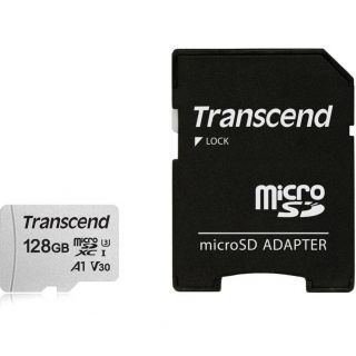 Transcend MEMORY MICRO SDXC 128GB W / ADAP / C10 TS128GUSD300S-A