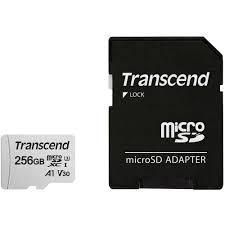 Transcend&nbsp;MEMORY MICRO SDXC 256GB W / ADAP / C10 TS256GUSD300S-A