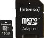 Intenso MEMORY MICRO SDHC 16GB UHS-I / W / ADAPTER 3423470