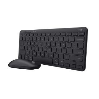 Trust&nbsp;KEYBOARD +MOUSE WRL OPT. EN / LYRA 24843