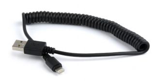 GEMBIRD&nbsp;CABLE LIGHTNING TO USB2 1.5M / SPIRAL CC-LMAM-1.5M