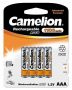 CAMELION AAA / HR03, 1100 mAh, Rechargeable Batteries Ni-MH, 4 pc s