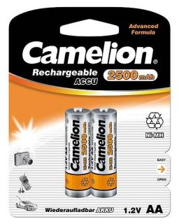 CAMELION&nbsp;AA / HR6, 2500 mAh, Rechargeable Batteries Ni-MH, 2 pc s