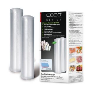 - Caso Foil rolls 01223 2 units, Dimensions  W x L  28 x 600 cm, Ribbed