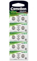 CAMELION&nbsp;AG10 / LR54 / LR1131 / 389, Alkaline Buttoncell, 10 pc s