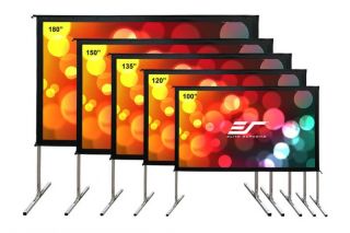 -&nbsp;Elite Screens Yard Master 2 Mobile Outdoor screen WV-Dual OMS100H2-DUAL Diagonal 100