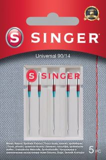 -&nbsp;Singer Universal Needle for Woven Fabrics 90 / 14 5PK