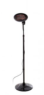 -&nbsp;SUNRED Heater SMQ2000A, Elekra Quartz Standing Infrared, 2000 W, Black, IP34
