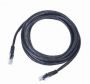 GEMBIRD PATCH CABLE CAT5E UTP 1M / BLACK PP12-1M / BK