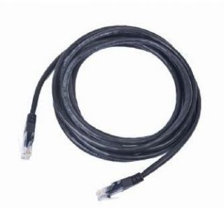 GEMBIRD&nbsp;PATCH CABLE CAT5E UTP 1M / BLACK PP12-1M / BK