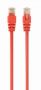 GEMBIRD PATCH CABLE CAT5E UTP 0.25M / RED PP12-0.25M / R