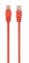 GEMBIRD PATCH CABLE CAT5E UTP 0.5M / RED PP12-0.5M / R
