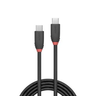 - LINDY 
 
 CABLE USB3.2 C-C 1M / BLACK 36906 melns