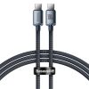 Bezvadu ierīces un gadžeti Baseus CABLE USB-C TO USB-C 1.2M 100W/BLACK CAJY000601  