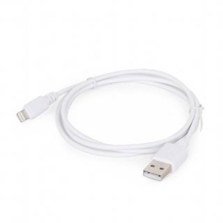 GEMBIRD&nbsp;CABLE LIGHTNING TO USB2 2M / WHT CC-USB2-AMLM-2M-W