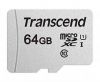 Aksesuāri datoru/planšetes Transcend MEMORY MICRO SDXC 64GB / C10 TS64GUSD300S 