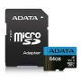 Adata MEMORY MICRO SDXC 64GB CLASS10 / W / A AUSDX64GUICL10A1-RA1
