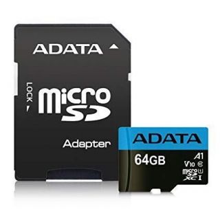 Adata&nbsp;MEMORY MICRO SDXC 64GB CLASS10 / W / A AUSDX64GUICL10A1-RA1