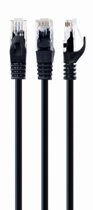 GEMBIRD&nbsp;PATCH CABLE CAT6 UTP 2M / BLACK PP6U-2M / BK
