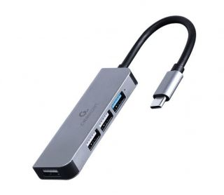 GEMBIRD&nbsp;Cablexpert I / O HUB USB-C 4PORT / UHB-CM-U3P1U2P3-01