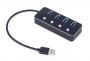 GEMBIRD I / O HUB USB3 4PORT / UHB-U3P4P-01