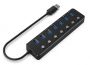GEMBIRD I / O HUB USB3 7PORT / UHB-U3P7P-01
