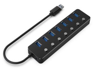 GEMBIRD&nbsp;I / O HUB USB3 7PORT / UHB-U3P7P-01