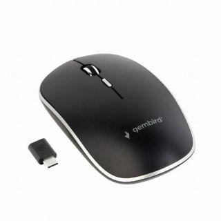 GEMBIRD&nbsp;MOUSE USB-C OPTICAL WRL BLACK / SILENT MUSW-4BSC-01