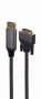 GEMBIRD CABLE DISPLAY PORT TO DVI / 1.8M CC-DPM-DVIM-4K-6