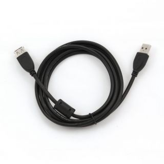 - Cablexpert 
 
 USB 2.0 A M / FM 1.8 m, Black, USB extension cable