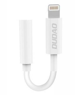 - Dudao 
 
 audio adapter headphone adapter Lightning to mini jack 3.5mm 
 White balts
