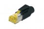 - Digitus 
 
 A-MO6A 8 / 8 HRS AT 6A modular RJ45 Plug, Hirose TM31 8P8C, shielded, for round cable, incl. hood
