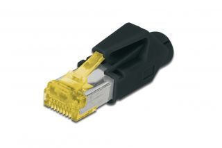 - Digitus 
 
 A-MO6A 8 / 8 HRS AT 6A modular RJ45 Plug, Hirose TM31 8P8C, shielded, for round cable, incl. hood