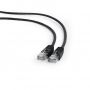 GEMBIRD PATCH CABLE CAT5E UTP 0.25M / BLACK PP12-0.25M / BK