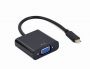 GEMBIRD I / O ADAPTER USB-C TO VGA / A-CM-VGAF-01