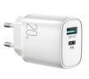 Беспроводные устройства и гаджеты - Joyroom 
 
 fast charger USB-A QC3.0  /  USB-C PD 20W 
 White balts 