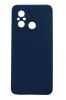 Aksesuāri Mob. & Vied. telefoniem - iLike Xiaomi Silicon case for Xiaomi Redmi 12c  /  Redmi 11a dark blue 
