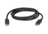 Datoru monitori - Aten 
 
 DisplayPort rev.1.2 Cable 2L-7D03DP Black, DP to DP, 3 m 