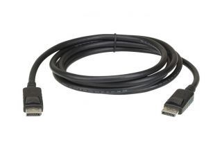 - Aten 
 
 DisplayPort rev.1.2 Cable 2L-7D03DP Black, DP to DP, 3 m