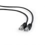 GEMBIRD PATCH CABLE CAT5E UTP 0.5M / BLACK PP12-0.5M / BK