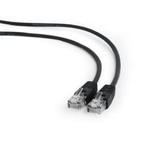 GEMBIRD&nbsp;PATCH CABLE CAT5E UTP 0.5M / BLACK PP12-0.5M / BK