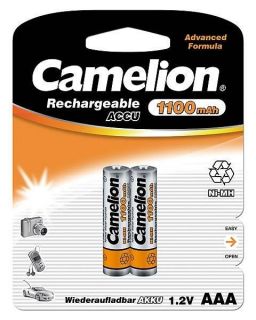 CAMELION&nbsp;AAA / HR03, 1100 mAh, Rechargeable Batteries Ni-MH, 2 pc s