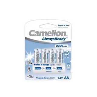 CAMELION&nbsp;AA / HR6, 2300 mAh, AlwaysReady Rechargeable Batteries Ni-MH, 4 pc s