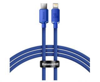 Baseus Baseus 
 
 Crystal Shine Series cable USB cable for fast charging and data transfer USB Type C - Lightning 20W 1.2m 
 Blue zils