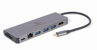 GEMBIRD&nbsp;I / O ADAPTER USB-C TO HDMI / USB3 / 5IN1 A-CM-COMBO5-05