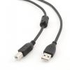 Беспроводные устройства и гаджеты GEMBIRD CABLE USB2 PRINTER AM-BM 1.5M / CCFB-USB2-AMBM-1.5M 