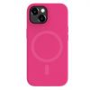 Аксессуары Моб. & Смарт. телефонам Evelatus iPhone 15 Premium Magsafe Soft Touch Silicone Case Pink rozā Безпроводные зарядки (Индуктивные)