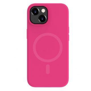 Evelatus iPhone 15 Plus Premium Magsafe Soft Touch Silicone Case Pink rozā