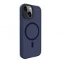 Evelatus iPhone 15 Hybird Case With Magsafe PC+TPU Dark Blue zils